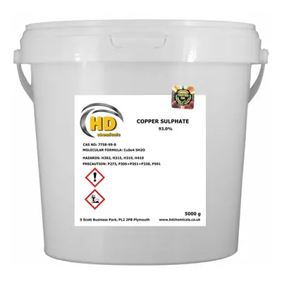 (5000g - 5kg) Copper Sulphate 93% Gardening Weed Control