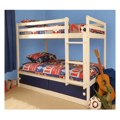 (Blue) Hamlet Wooden Slide Storage Bunk