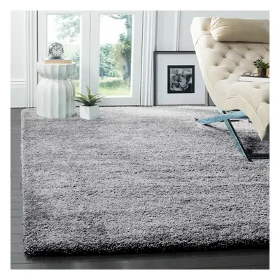 (GREY, 120X170) Extra Large Thick Pile Shaggy Rugs Living Room Rug