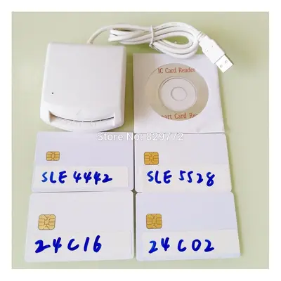 (Type) USB EMV Smart IC chip card writer reader Support I2C memory SLE5528 SLE4442 SLE4428 SLE66