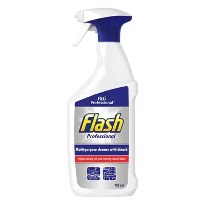 Flash Professional Multi-Purpose Cleaner With Bleach 750ML(Pack of 10)