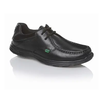 (UK / EU 44) Kickers Reasen lace Leather AM Mens Shoes Black School Work Shoe