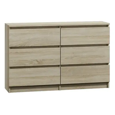 (6 Drawer ) MODERN - Sonoma Light Oak Chest Of Drawers