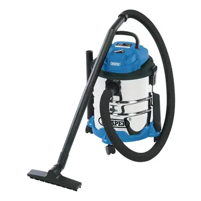 DRAPER 20L Wet and Dry Vacuum Cleaner with Stainless Steel Tank (1250W) [20515]