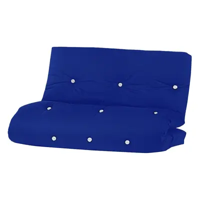 (DARKBLUE ) Seater Fibre Filled Futon Mattress