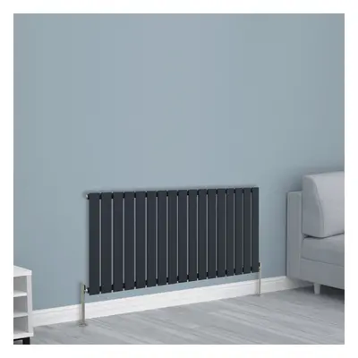 (600x1156mm Single, Anthracite) NRG Horizontal Vertical Flat Panel Designer Radiator Central Hea