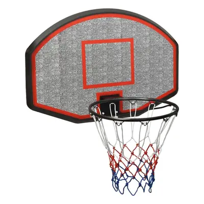 (black, x x cm) vidaXL Basketball Backboard Polyethene Hoop Board Black/White Multi Sizes