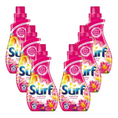 (Tropical Lily) 6pk Surf Liquid Detergent - 875ml