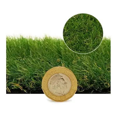 (3m(9'9") X 4m(13'1")-12mÂ², Boundary 30mm) Realistic Artificial Grass 20mm 30mm 40mm 45mm, Pet-