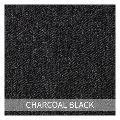 (Charcoal Black) Carpet Tiles 5m2 Heavy Duty Flooring Commercial