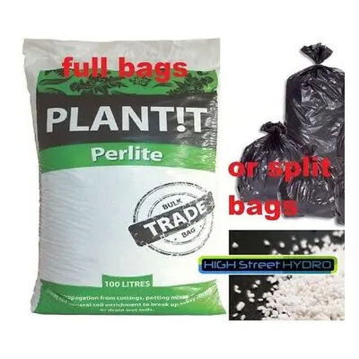 (200 LTR = BAGS) PERLITE GRADE Hydroponics Grow Medium Pot Soil PLANTIT