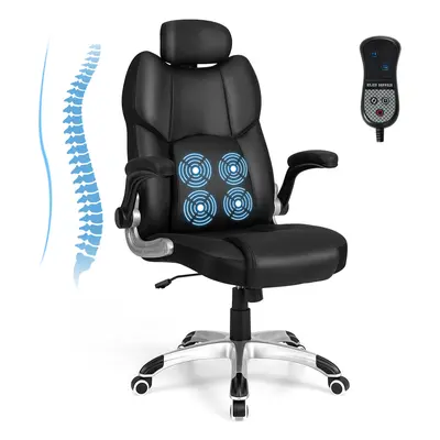 Massage Office Chair Height Adjustable Kneading Massage Rolling Chair