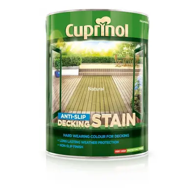 (Natural) Cuprinol Anti-slip Decking Stain 5L