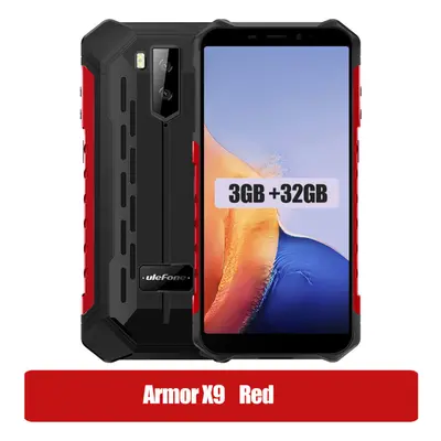 (Red) Ulefone Armor X9 /X9 Pro Rugged Smartphone 4G LTE