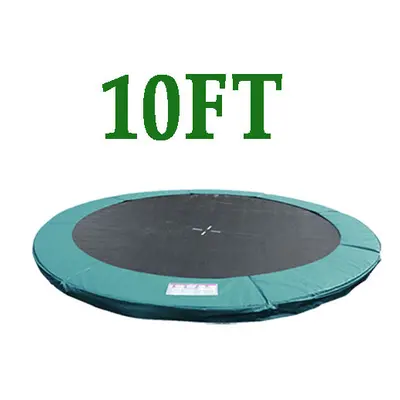 (10FT Green) Greenbay 6ft 8ft 10ft 12ft 13ft 14ft Replacement Trampoline Surround Pad Foam Safet