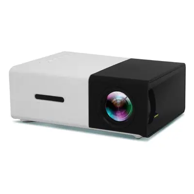 (Black, 1) Mini Pocket LED Home Cinema Projector HD 1080P Portable Cinema HDMI USB