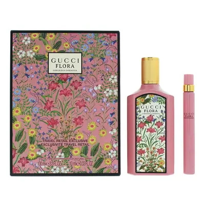 Gucci Flora Gorgeous Gardenia Gift Set 100ml EDP Spray + 10ml EDP Spray