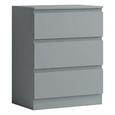 (Matt Grey) Drawer Chest Of Drawers Bedside Table Nightstand