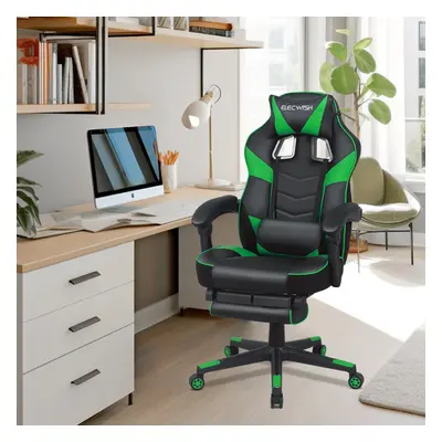 (Green) Executive Computer Gaming Chair Office Recliner UK