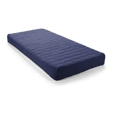 (3FT Single, Dark Blue) Visco Therapy Jazz Coil Spring Rolled Mattress