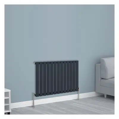 (600x884mm Single, Anthracite) NRG Horizontal Vertical Flat Panel Designer Radiator Central Heat