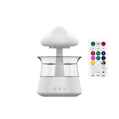 Rain Cloud Humidifier Diffuser with Remote,Water Drip Waterfall Lamp