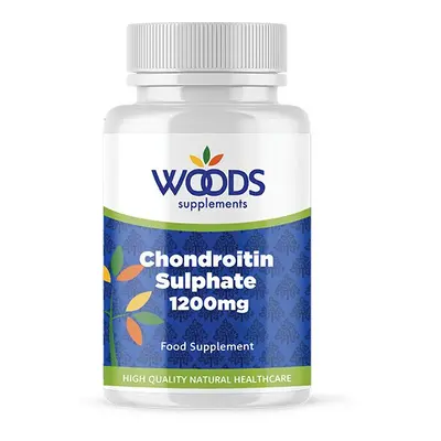 (180 Tablets) Woods Supplements Pure Chondroitin Sulphate 1200mg