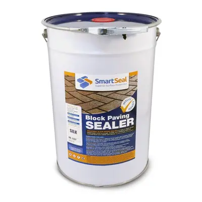 (25 Litres) Smartseal Block Paving Sealer, Silk Wet Look Finish, Strong Sand Hardener and Weed I