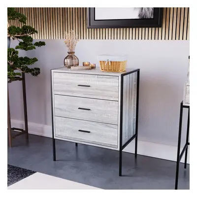 (Grey) Brooklyn Drawer Chest of Drawers Bedroom Furniture