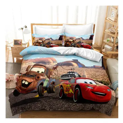 (Style 05, Double (79'' x 79'')/3PCS) Cars Print Bedding Single Double King Duvet Cover