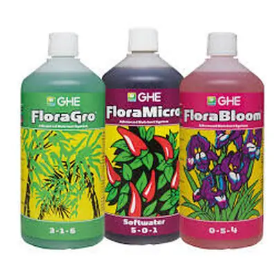 (5L Flora Micro Hard Water) GHE Flora Grow / Bloom / Micro