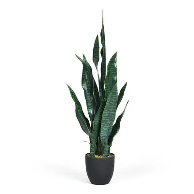 93cm Artificial Snake Plant Faux Sansevieria Agave w/ Potted & Durable