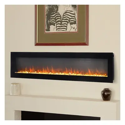 (50inch) Electric Wall Mounted Fireplace Flame Colours