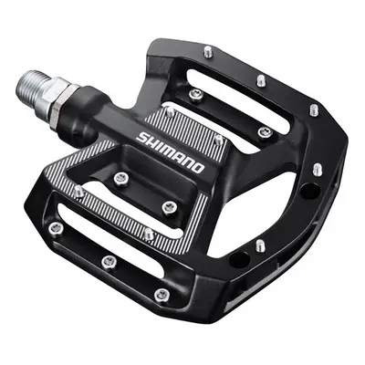 (9/16 Inch, Black) Shimano Pedals PD-GR500 MTB Flat Pedals