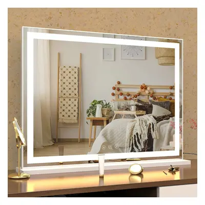 50x42cm Hollywood Vanity Mirror Bedroom Dimmable LED Light Dressing Table Make Up Mirror