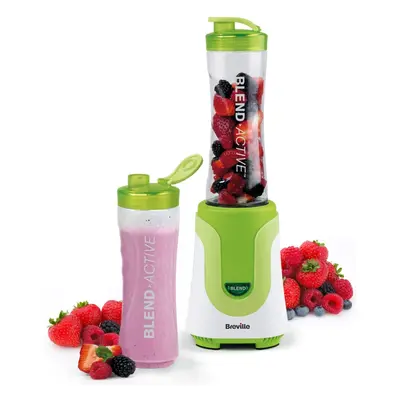 (Green, Blend Active) Breville Blend Active Personal Blender & Smoothie Maker with Portable Blen