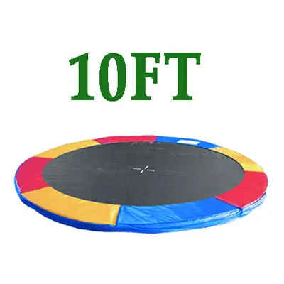 (10FT Tri-colour) Greenbay 6ft 8ft 10ft 12ft 13ft 14ft Replacement Trampoline Surround Pad Foam 