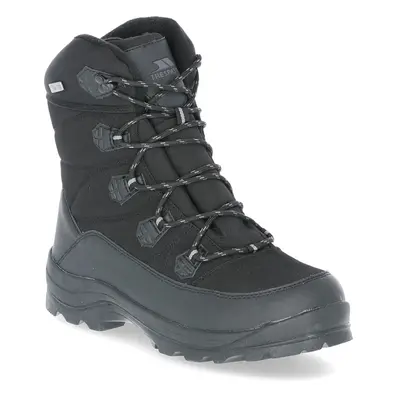 (9, Black) Trespass Waterproof Mens Snow Boots Zotos