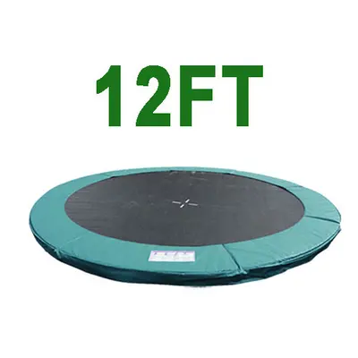 (12FT Green) Greenbay 6ft 8ft 10ft 12ft 13ft 14ft Replacement Trampoline Surround Pad Foam Safet