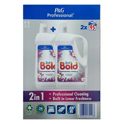 Bold Professional Liquid Detergent Lavender & Camomile Washes (3 x 4.05Ltr)