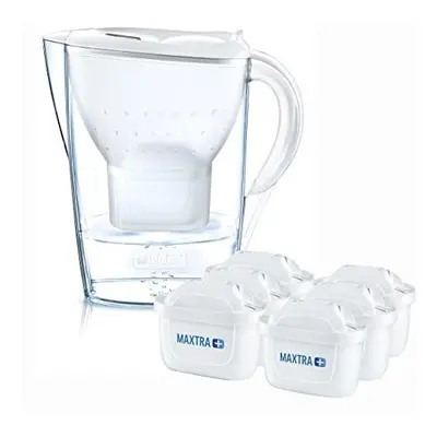 (White) BRITA Marella Cool Water Jug & MAXTRA+ Filters