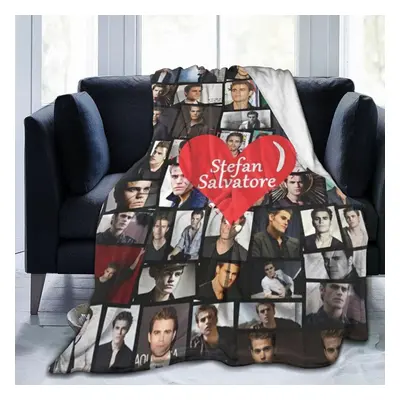 (200CM X 150CM) Cozy Plush Stefan Throw Blanket Salvatore Ultra Soft Micro Flannel Blankets Warm