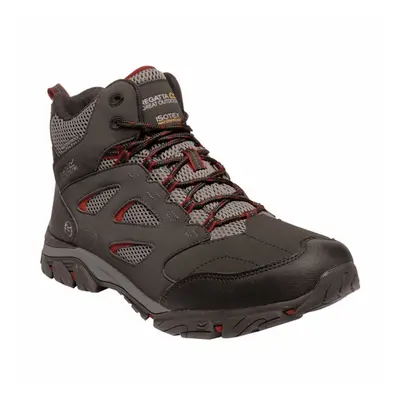 (12 UK, Ash/Rio Red) Regatta Mens Holcombe IEP Mid Hiking Boots