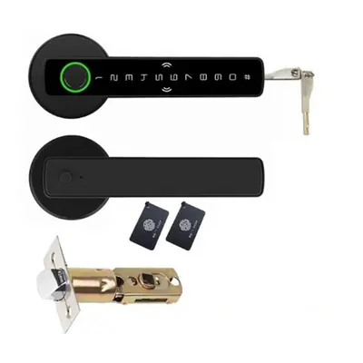 Tuya SmartLife APP Smart Fingerprint Password RFID IC Card Single Latch Lock Dead Bolt for Indoo