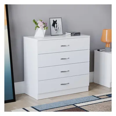 (White) Riano Drawer Chest of Drawers Bedroom Storage Unit