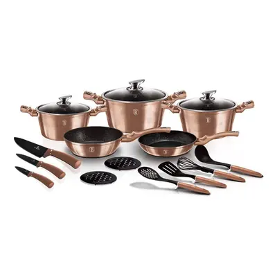 (Rose Gold) Berlinger Haus Pcs Cookware Set