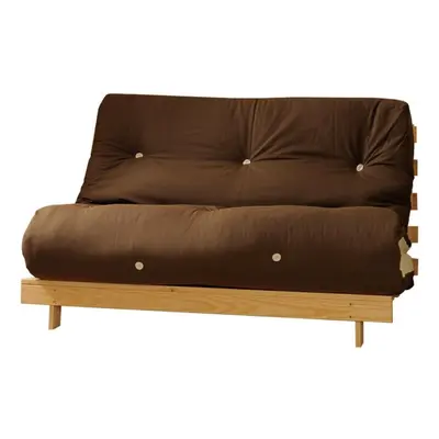 (Chocolate, Small Single) Comfy Living Albury Futon Sofa Bed