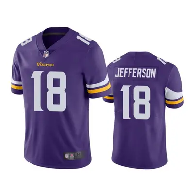 (Youth-XL, Purple) T-Shirt Minnesota Vikings Justin Jefferson Jersey - Men's/Women's/Youth