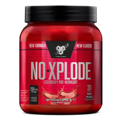 (Red Rush) BSN NO Xplode Pre Workout Powder Drives Energy and Focus Food Supplement - 650g