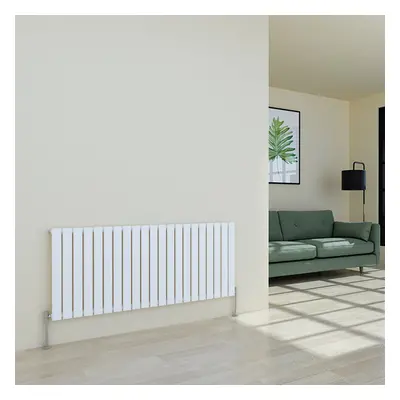 (600 x 1430mm Single, White) Flat Panel Designer Radiator